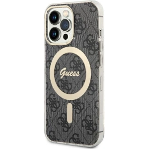 Wholesale Guess GUHMP13LH4STK Apple iPhone 13 Pro black hardcase 4G MagSafe - GUE2467 - {ean13} - Hurt