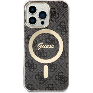 Wholesale Guess GUHMP13LH4STK Apple iPhone 13 Pro black hardcase 4G MagSafe - GUE2467 - {ean13} - Hurt