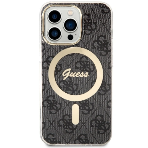 Etui Guess GUHMP13LH4STK Apple iPhone 13 Pro czarny/black hardcase 4G MagSafe