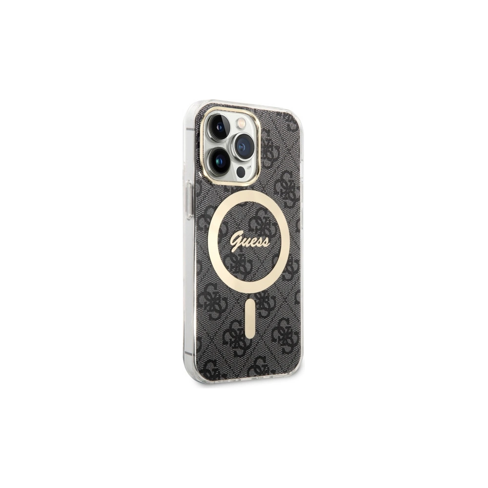 Wholesale Guess GUHMP13LH4STK Apple iPhone 13 Pro black hardcase 4G MagSafe - GUE2467 - {ean13} - Hurt