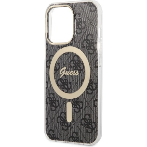 Wholesale Guess GUHMP13LH4STK Apple iPhone 13 Pro black hardcase 4G MagSafe - GUE2467 - {ean13} - Hurt