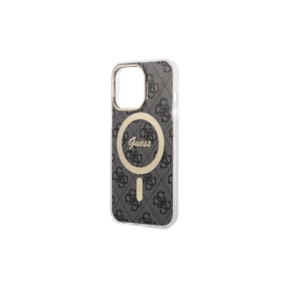 Wholesale Guess GUHMP13LH4STK Apple iPhone 13 Pro black hardcase 4G MagSafe - GUE2467 - {ean13} - Hurt