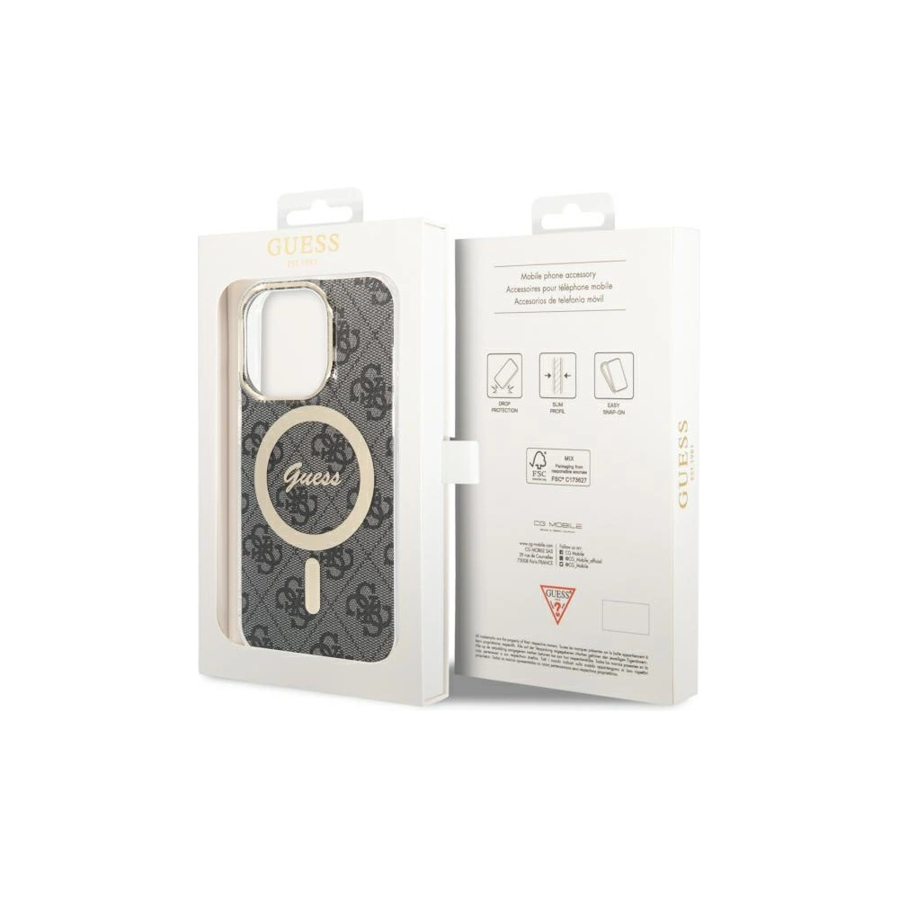 Hurtownia GSM - Etui Guess GUHMP13LH4STK Apple iPhone 13 Pro negru/black hardcase 4G MagSafe - GUE2467 - {ean13} - Hurt