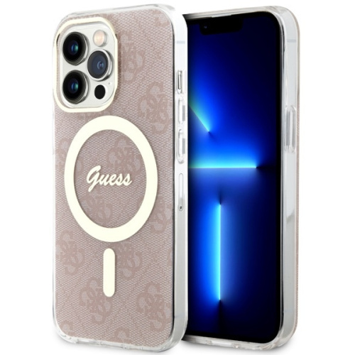 Guess Distributor - 3666339127350 - GUE2468 - Guess GUHMP13LH4STP Apple iPhone 13 Pro pink hardcase 4G MagSafe - B2B homescreen