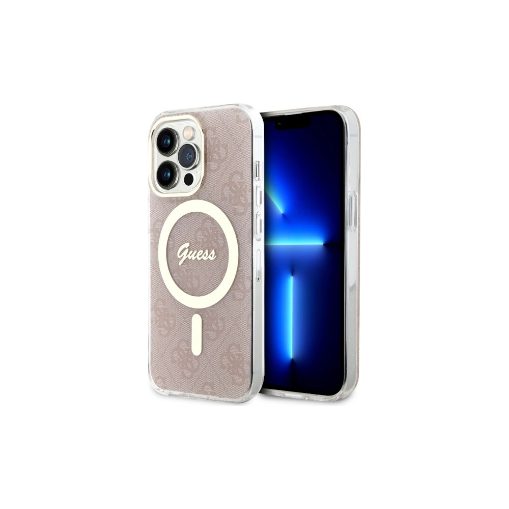 Hurtownia GSM - Etui Guess GUHMP13LH4STP Apple iPhone 13 Pro różowy/pink hardcase 4G MagSafe - GUE2468 - {ean13} - Hurt