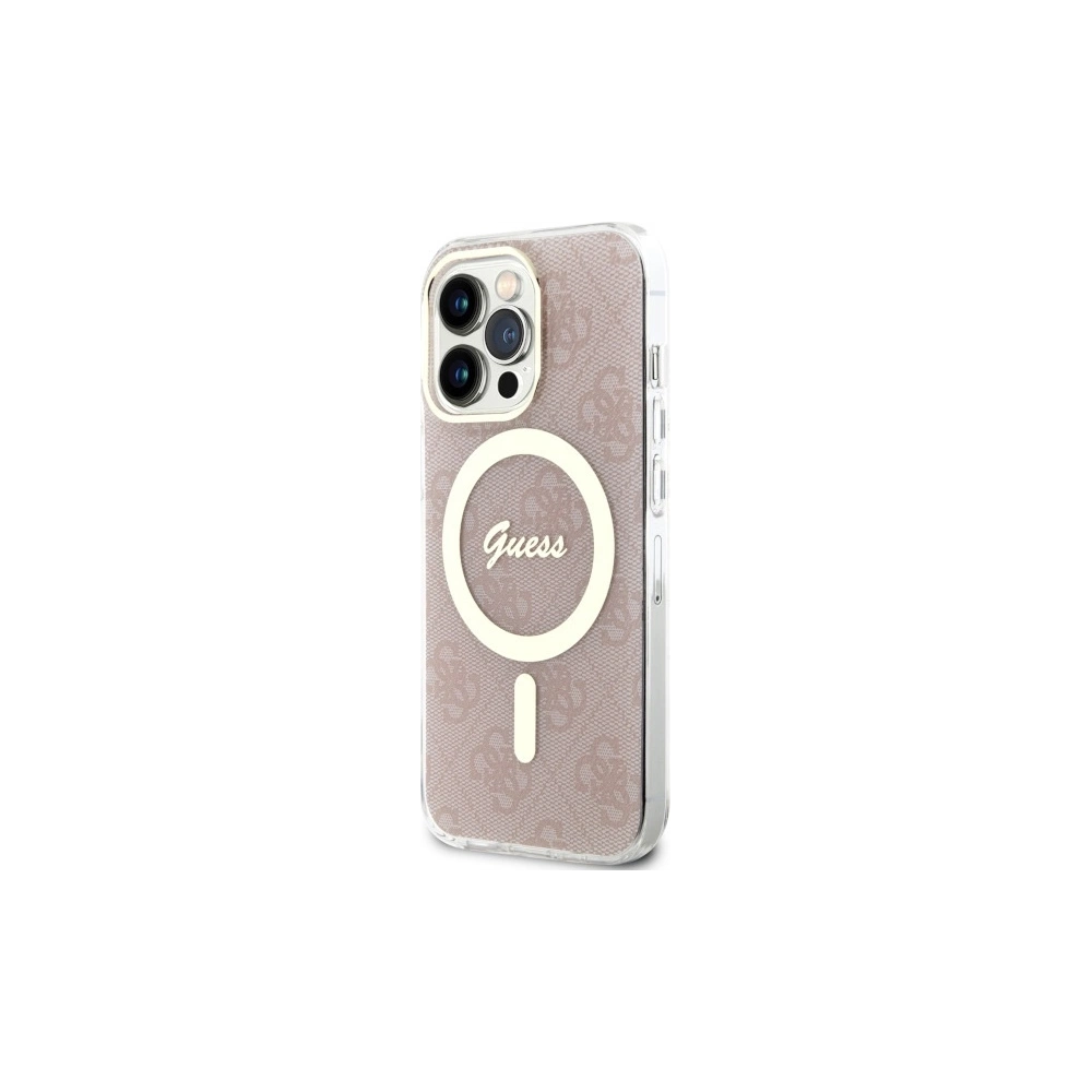 Wholesale Guess GUHMP13LH4STP Apple iPhone 13 Pro pink hardcase 4G MagSafe - GUE2468 - {ean13} - Hurt