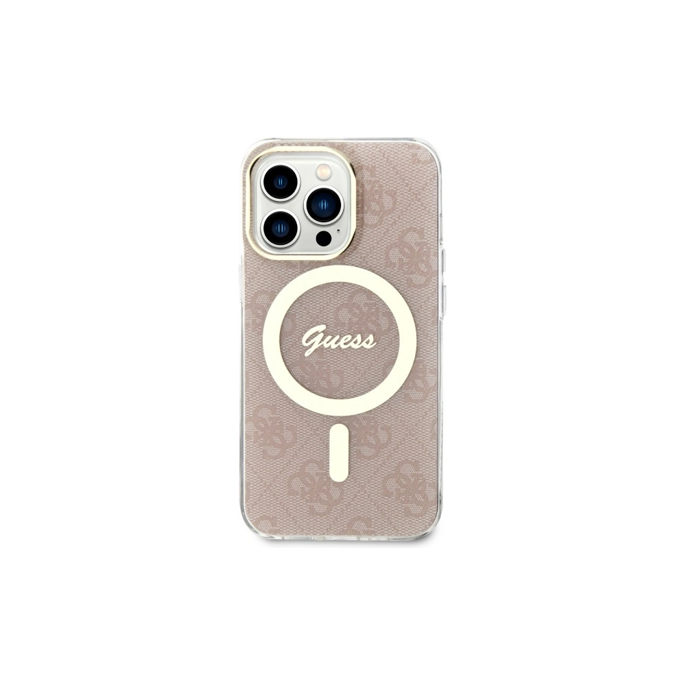 Hurtownia GSM - Etui Guess GUHMP13LH4STP Apple iPhone 13 Pro różowy/pink hardcase 4G MagSafe - GUE2468 - {ean13} - Hurt