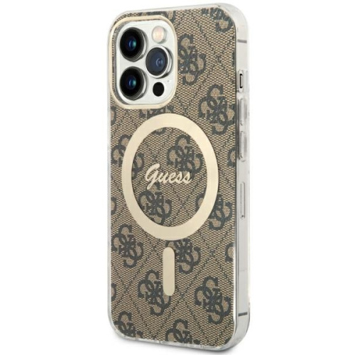 Hurtownia Guess - 3666339126865 - GUE2469 - Etui Guess GUHMP13LH4STW Apple iPhone 13 Pro brązowy/brown hardcase 4G MagSafe - B2B homescreen