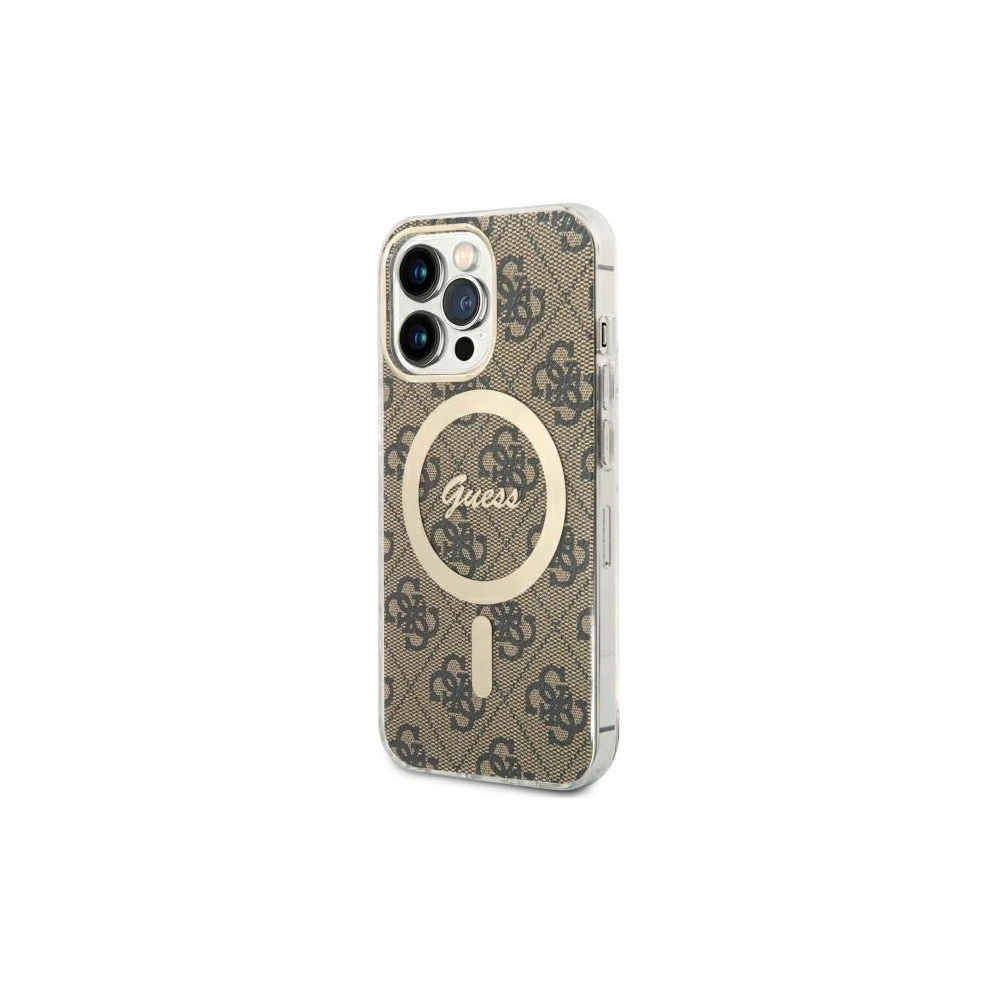 Hurtownia GSM - Etui Guess GUHMP13LH4STW Apple iPhone 13 Pro hnědý/brown hardcase 4G MagSafe - GUE2469 - {ean13} - Hurt