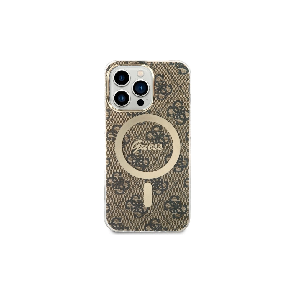 Hurtownia GSM - Etui Guess GUHMP13LH4STW Apple iPhone 13 Pro brązowy/brown hardcase 4G MagSafe - GUE2469 - {ean13} - Hurt