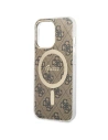 Wholesale Guess GUHMP13LH4STW Apple iPhone 13 Pro brown hardcase 4G MagSafe - GUE2469 - {ean13} - Hurt