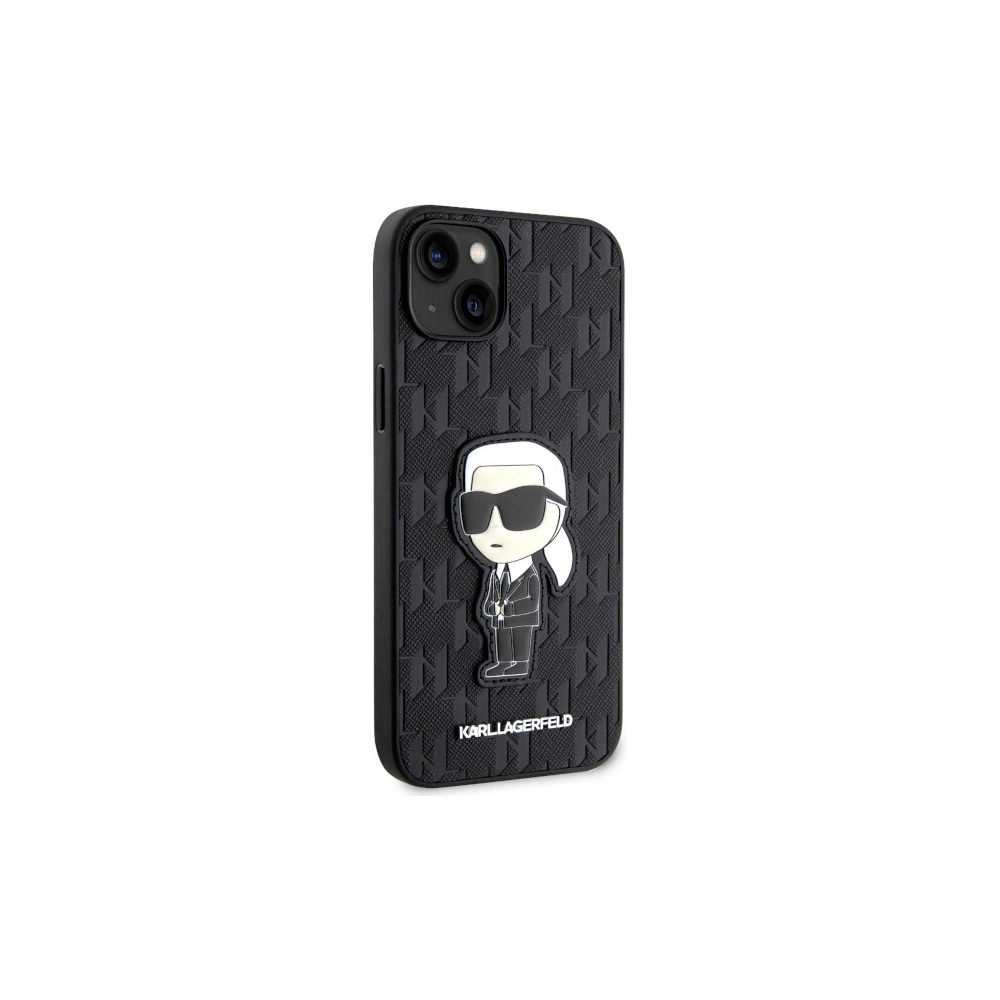 Hurtownia GSM - Etui Karl Lagerfeld KLHCP14MSAKHPKK Apple iPhone 14 Plus / 15 Plus schwarz Saffiano Monogram Ikonik - KLD1547 - {ean13} - Hurt