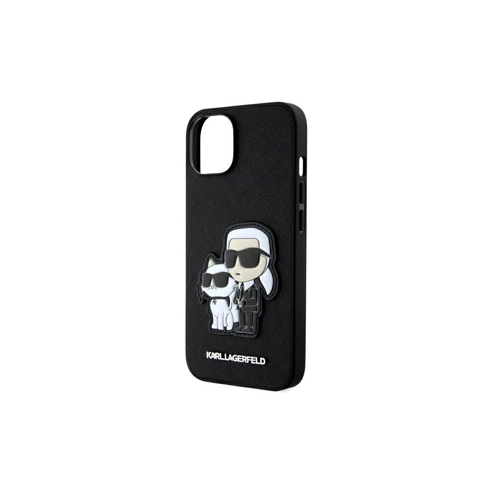 Hurtownia GSM - Etui Karl Lagerfeld KLHCP14MSANKCPK Apple iPhone 14 Plus / 15 Plus hardcase černý/black Saffiano Karl & Choupette - KLD1548 - {ean13} - Hurt
