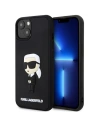Etui Karl Lagerfeld KLHCP14S3DRKINK Apple iPhone 14 schwarz/schwarz Hardcase Rubber Ikonik 3D