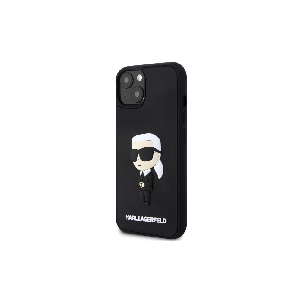 Hurtownia GSM - Etui Karl Lagerfeld KLHCP14S3DRKINK Apple iPhone 14 černý/black hardcase Rubber Ikonik 3D - KLD1550 - {ean13} - Hurt
