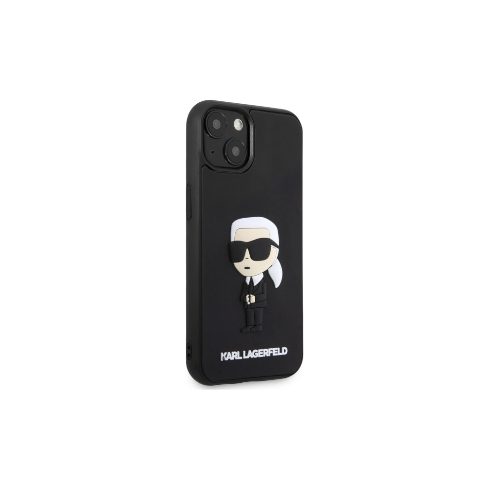 Hurtownia GSM - Etui Karl Lagerfeld KLHCP14S3DRKINK Apple iPhone 14 černý/black hardcase Rubber Ikonik 3D - KLD1550 - {ean13} - Hurt