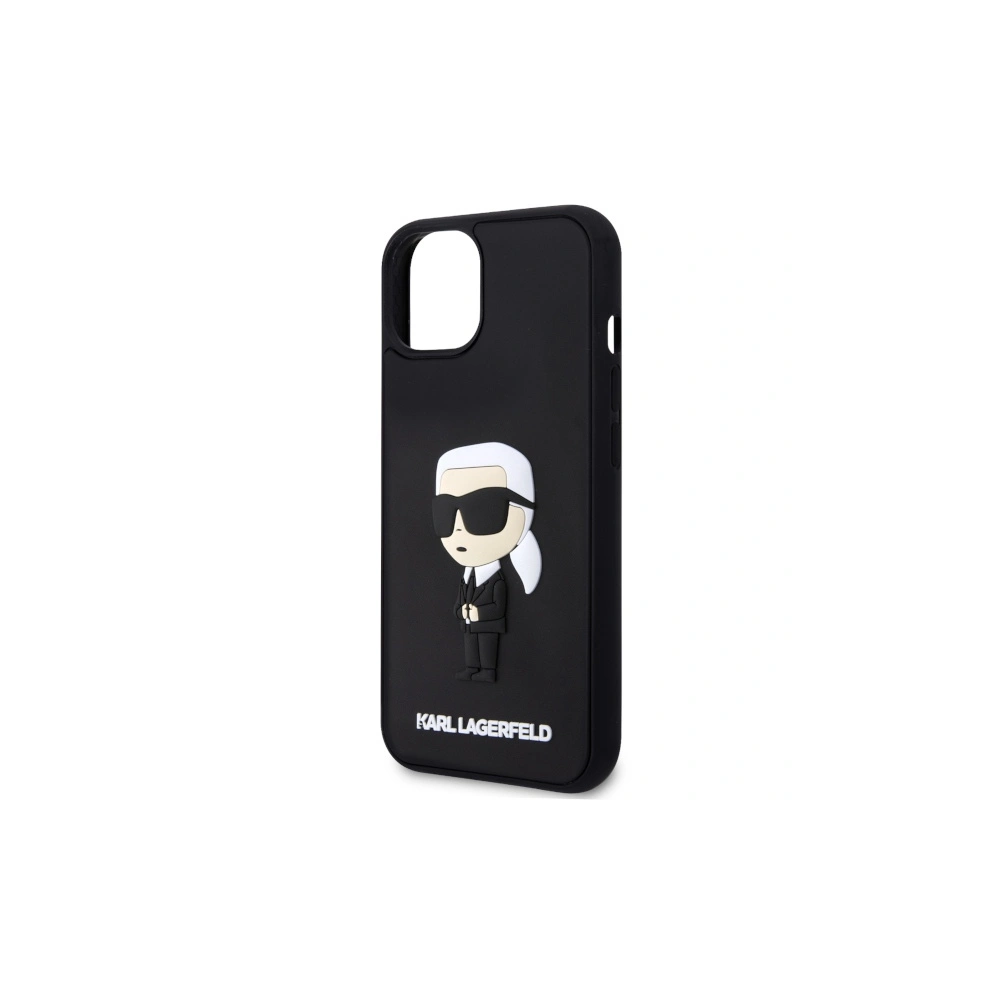 Hurtownia GSM - Etui Karl Lagerfeld KLHCP14S3DRKINK Apple iPhone 14 černý/black hardcase Rubber Ikonik 3D - KLD1550 - {ean13} - Hurt