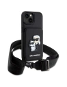 Hurtownia GSM - Etui Karl Lagerfeld KLHCP14SCSAKCPMK Apple iPhone 14 Hardcase schwarz/black Crossbody Saffiano Karl & Choupette - KLD1551 - {ean13} - Hurt