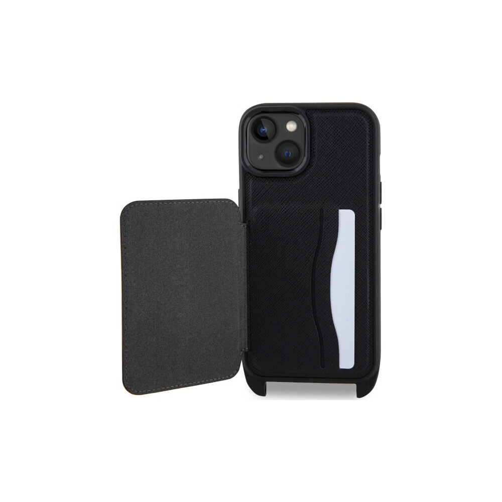 Hurtownia GSM - Etui Karl Lagerfeld KLHCP14SCSAKCPMK Apple iPhone 14 Hardcase schwarz/black Crossbody Saffiano Karl & Choupette - KLD1551 - {ean13} - Hurt
