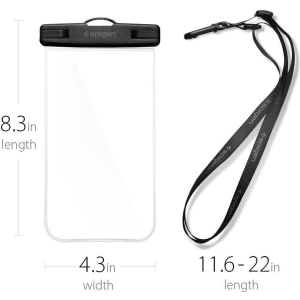 Uniwersalne wodoszczelne etui Spigen A600 Case Crystal Clear