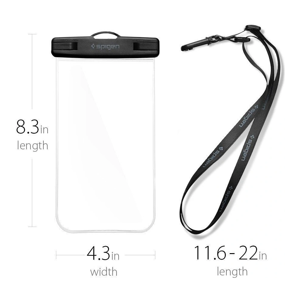 Hurtownia GSM - Spigen Carcasă impermeabilă universală A600 Carcasă Crystal Clear - SPN701CL - {ean13} - Hurt
