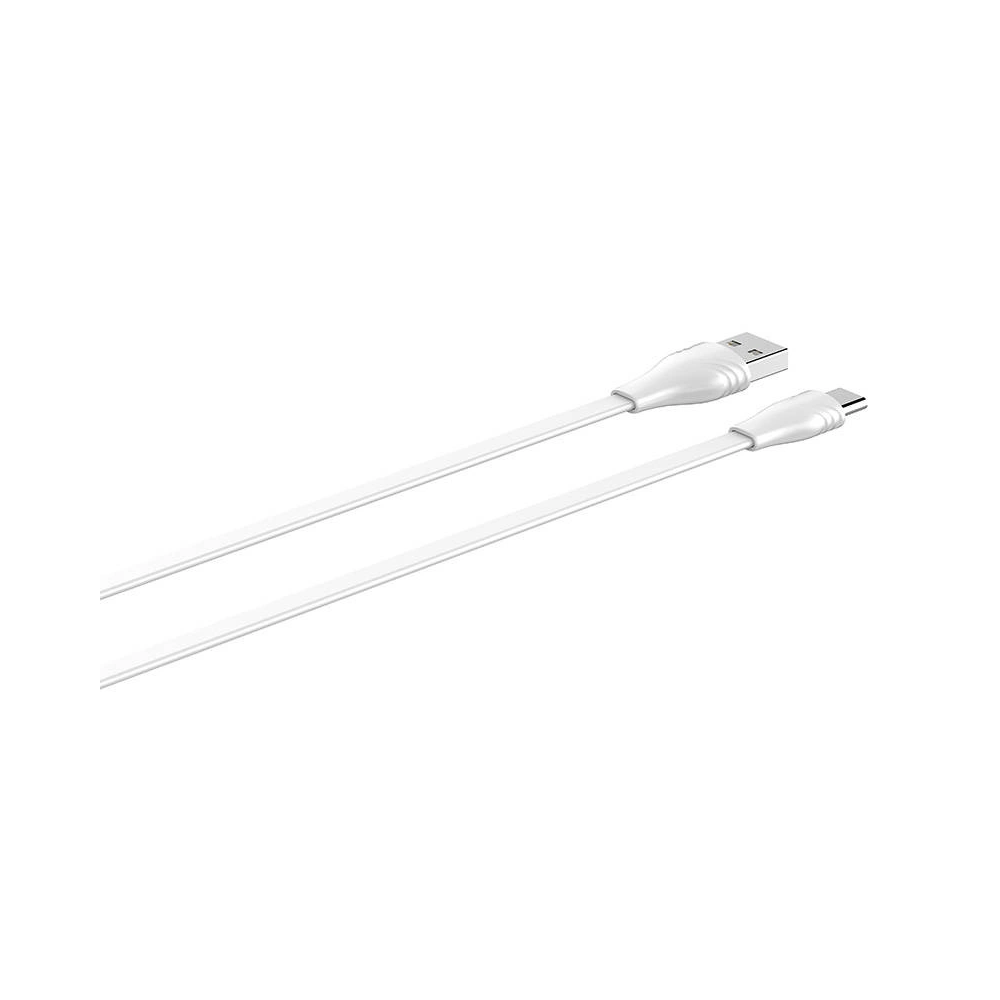 Hurtownia GSM - Kabel LDNIO LS553 USB-A/USB-C 2.1A, 2m (bílý) - LDN381 - {ean13} - Hurt