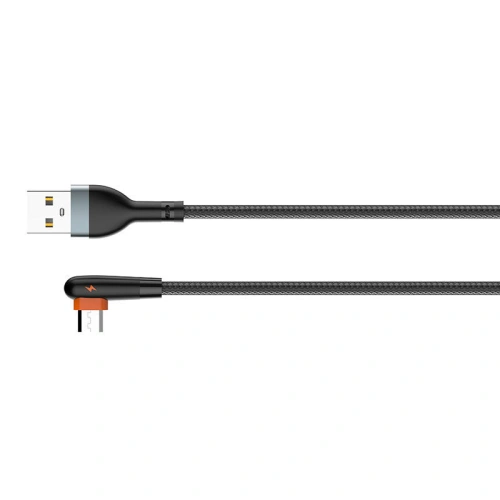Kabel LDNIO LS561 USB-A/microUSB 2.4A, 1m (czarny)