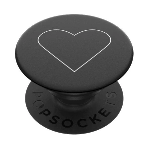 Hurtownia GSM - Držák na telefon POPSOCKETS 2 Bílá srdce Černá 800667 - POP427 - {ean13} - Hurt