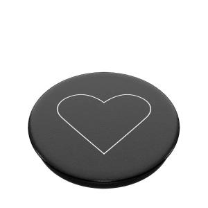 Hurtownia GSM - Držák na telefon POPSOCKETS 2 Bílá srdce Černá 800667 - POP427 - {ean13} - Hurt