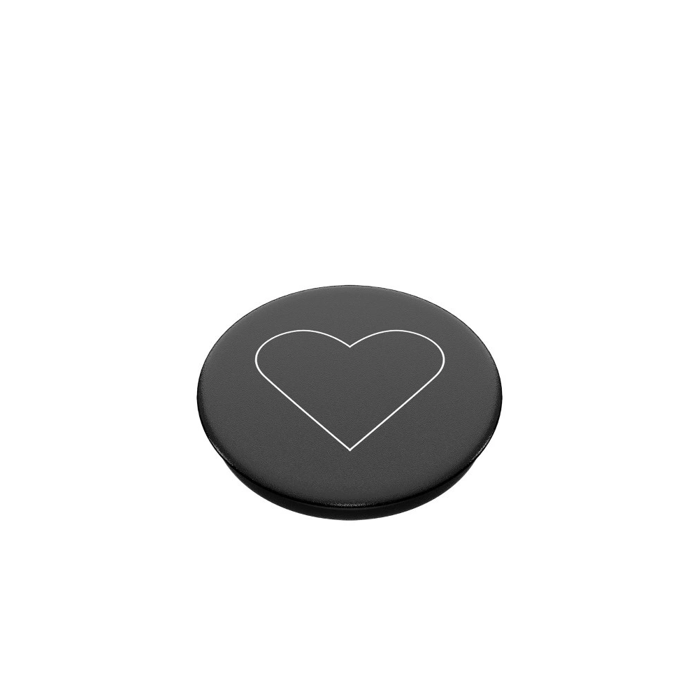Hurtownia GSM - Suport pentru telefon POPSOCKETS 2 White Heart Black 800667 - POP427 - {ean13} - Hurt