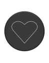 Hurtownia GSM - Suport pentru telefon POPSOCKETS 2 White Heart Black 800667 - POP427 - {ean13} - Hurt