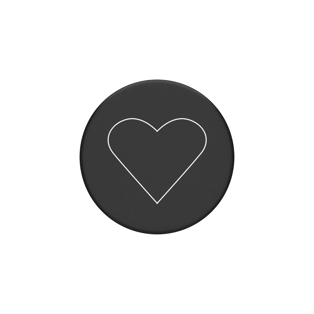 Hurtownia GSM - Suport pentru telefon POPSOCKETS 2 White Heart Black 800667 - POP427 - {ean13} - Hurt