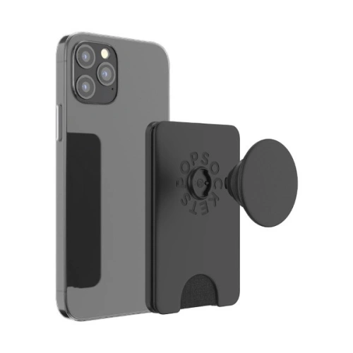 Uchwyt do telefonu z portfelem POPSOCKETS PopWallet+ MagSafe 805668 czarny/black