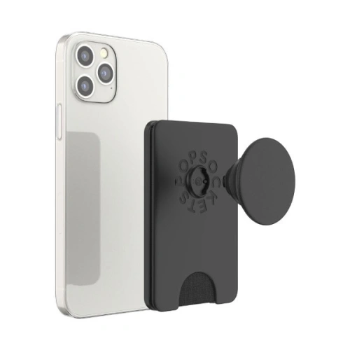 Uchwyt do telefonu z portfelem POPSOCKETS PopWallet+ MagSafe 805668 czarny/black