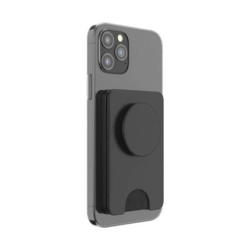 Uchwyt do telefonu z portfelem POPSOCKETS PopWallet+ MagSafe 805668 czarny/black