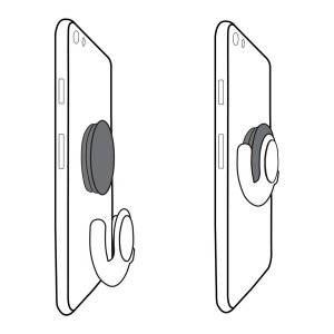 Hurtownia GSM - POPSOCKETS Stick Mount 201000 autós tartó fekete/szín: fekete - POP475 - {ean13} - Hurt