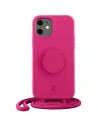Etui Just Elegance PopGrip Apple iPhone 11/XR roz/orkidă 30045