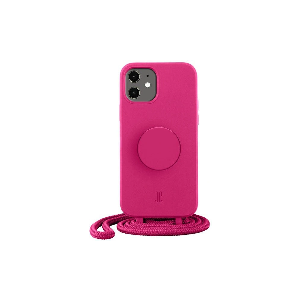 Hurtownia GSM - Etui Just Elegance PopGrip Apple iPhone 11/XR rózsaszín/orchidea virág 30045 - JEC63 - {ean13} - Hurt