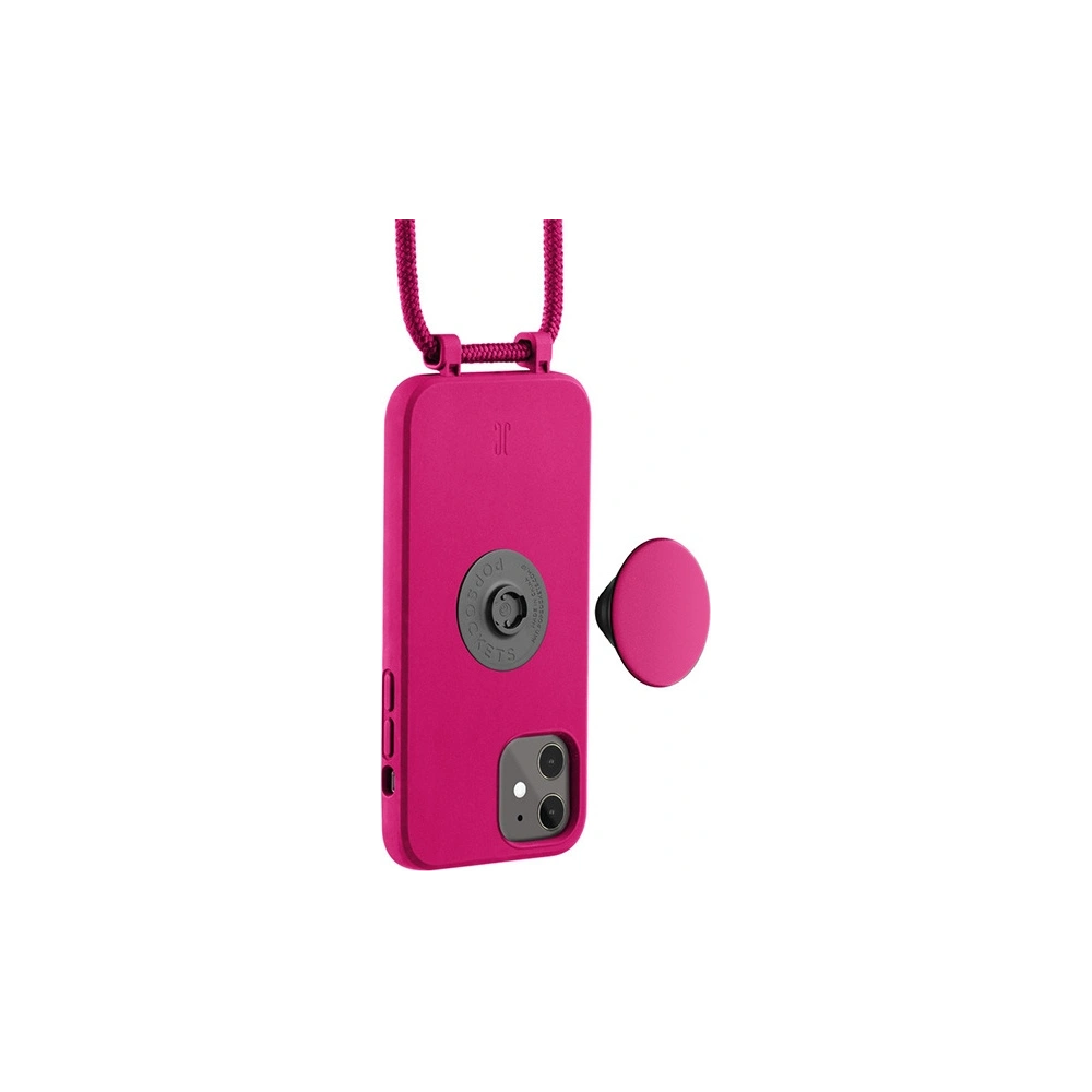 Hurtownia GSM - Etui Just Elegance PopGrip Apple iPhone 11/XR rózsaszín/orchidea virág 30045 - JEC63 - {ean13} - Hurt