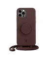 Etui Just Elegance PopGrip Apple iPhone 12 Pro Max truflowy/truffle 30166 AW/SS23