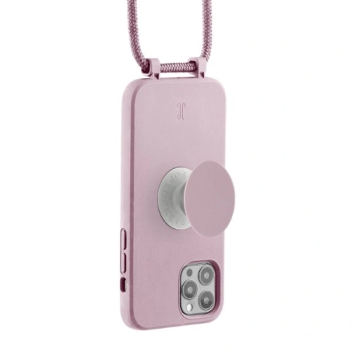 Etui Just Elegance PopGrip Apple iPhone 12/12 Pro jasno różowy/rose breath 30183 AW/SS