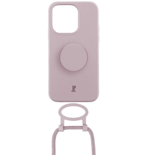 Etui Just Elegance PopGrip Apple iPhone 13 Pro jasno różowy/rose breath 30186 AW/SS23