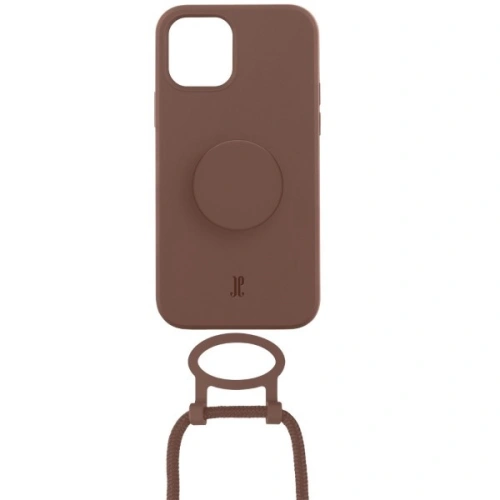 Etui Just Elegance PopGrip Apple iPhone 14 brązowy/brown sugar 30143 AW/SS23