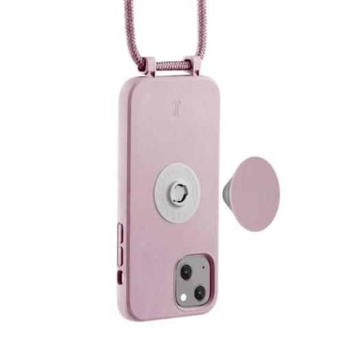Etui Just Elegance PopGrip Apple iPhone 14 jasno różowy/rose breath 30188 AW/SS23