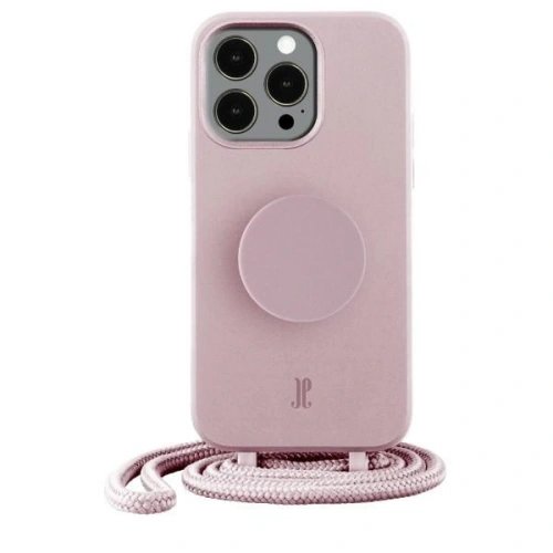 Etui Just Elegance PopGrip Apple iPhone 14 Pro jasno różowy/rose breath 30189 AW/SS2