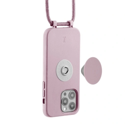 Etui Just Elegance PopGrip Apple iPhone 14 Pro jasno różowy/rose breath 30189 AW/SS2