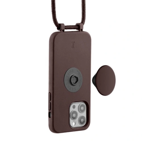 Etui Just Elegance PopGrip Apple iPhone 14 Pro truflowy/truffle 30171 AW/SS23