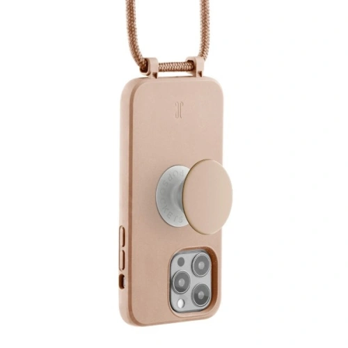 Etui Just Elegance PopGrip Apple iPhone 14 Pro Max beżowy/beige 30182 AW/SS23