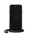 Etui Just Elegance PopGrip Apple iPhone SE 2022/SE 2020/8/7 negru/black 30007