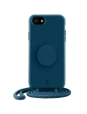 Just Elegance Apple Case PopGrip iPhone SE 2022/SE 2020/8/7 navy blau/blau saphir 30011